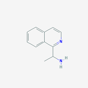 molecular formula C11H12N2 B8560077 1-Isoquinolin-1-ylethylamine 