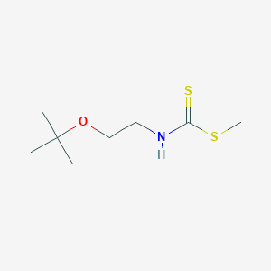 molecular formula C8H17NOS2 B8560108 Methyl (2-tert-butoxyethyl)carbamodithioate CAS No. 88570-64-3