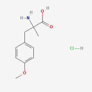 molecular formula C11H16ClNO3 B8560130 L-3-(p-Methoxyphenyl)-2-Methylalanine 