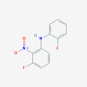 molecular formula C12H8F2N2O2 B8560152 3-fluoro-N-(2-fluorophenyl)-2-nitroaniline 