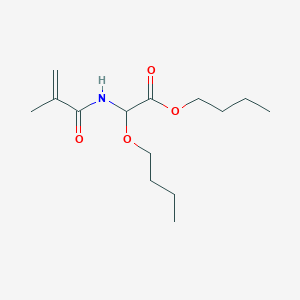 Butyl butoxy[(2-methylacryloyl)amino]acetate