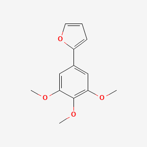 molecular formula C13H14O4 B8560181 2-(3,4,5-Trimethoxyphenyl)furan 