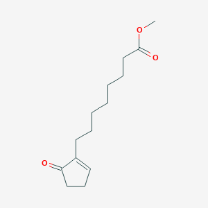 molecular formula C14H22O3 B8560184 Methyl 8-(5-oxocyclopent-1-EN-1-YL)octanoate CAS No. 62116-90-9
