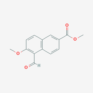 6-Methoxy-5-formyl-2-naphthoic acid methyl ester