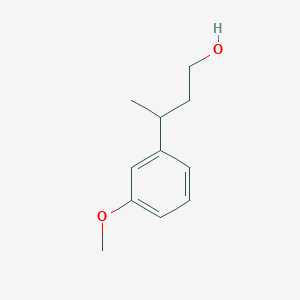 molecular formula C11H16O2 B8560202 3-(3-Methoxyphenyl)-1-butanol 