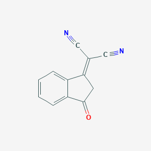 molecular formula C12H6N2O B085603 3-(Dicyanomethylidene)indan-1-one CAS No. 1080-74-6