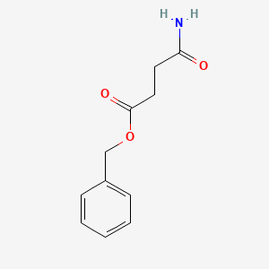 molecular formula C11H13NO3 B8560358 Benzylsuccinamate 