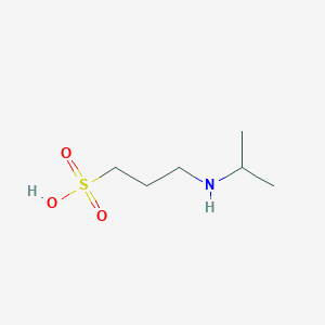 molecular formula C6H15NO3S B8560469 3-Isopropylamino-1-propanesulfonic acid CAS No. 720699-43-4