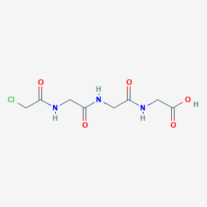 B8560606 N-(Chloroacetyl)glycylglycylglycine CAS No. 104186-69-8
