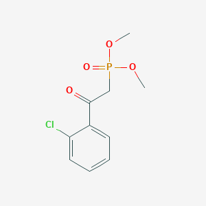molecular formula C10H12ClO4P B8560617 Dimethyl [2-(2-chlorophenyl)-2-oxoethyl]phosphonate CAS No. 51638-42-7