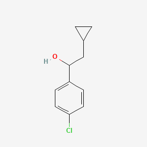 B8560648 1-(4-Chlorophenyl)-2-cyclopropylethanol CAS No. 123989-30-0