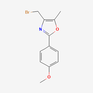 4-Bromomethyl-2-(4-methoxy-phenyl)-5-methyl-oxazole