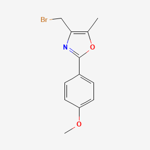 Oxazole,4-(bromomethyl)-2-(4-methoxyphenyl)-5-methyl-