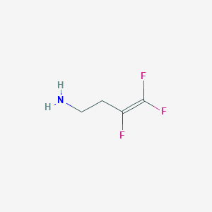 molecular formula C4H6F3N B8560655 3,4,4-Trifluoro-3-butene-1-amine 