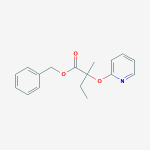 benzyl 2-methyl-2-pyridin-2-yloxybutanoate