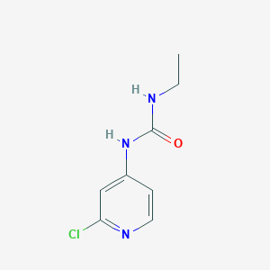 molecular formula C8H10ClN3O B8560862 1-(2-Chloro-pyridin-4-yl)-3-ethyl-urea 