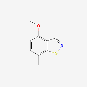 molecular formula C9H9NOS B8560889 4-Methoxy-7-methyl-benzo[d]isothiazole 