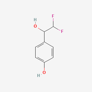 molecular formula C8H8F2O2 B8560912 2,2-Difluoro-1-(4-hydroxyphenyl)ethanol 