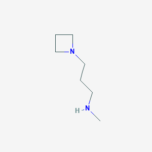 molecular formula C7H16N2 B8560959 Methyl-(3-azetidin-1-ylpropyl)amine 