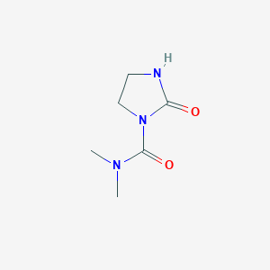 molecular formula C6H11N3O2 B8560989 N,N-Dimethyl-2-oxoimidazolidine-1-carboxamide CAS No. 2097-28-1