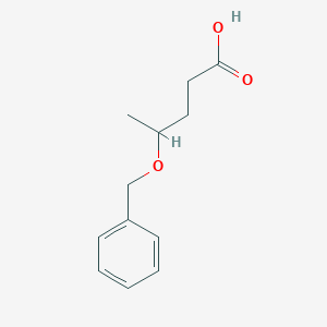 molecular formula C12H16O3 B8560993 4-(Benzyloxy)pentanoic Acid 