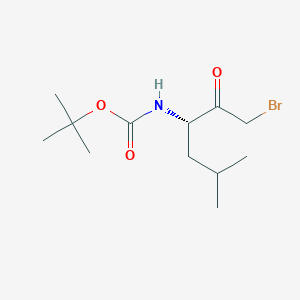 (3S)-1-bromo-3-(t-butoxycarbonylamino)-5-methyl-2-hexanone