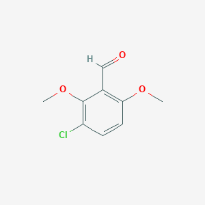 molecular formula C9H9ClO3 B8561088 3-Chloro-2,6-dimethoxybenzaldehyde 