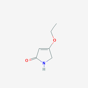 molecular formula C6H9NO2 B8561101 4-Ethoxy-3-pyrrolin-2-one 