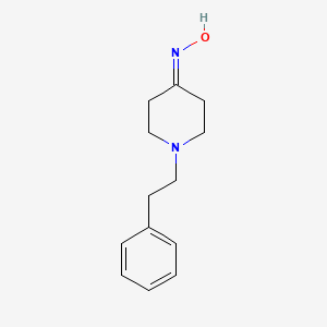 molecular formula C13H18N2O B8561115 1-(2-Phenylethyl)-4-piperidone oxime 