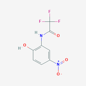 molecular formula C8H5F3N2O4 B8561123 2,2,2-Trifluoro-N-(2-hydroxy-5-nitrophenyl)acetamide CAS No. 170363-62-9