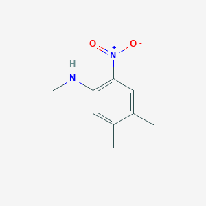 molecular formula C9H12N2O2 B8561145 N,4,5-Trimethyl-2-nitroaniline 