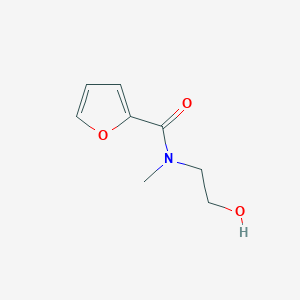 molecular formula C8H11NO3 B8561161 N-(2-hydroxyethyl)-N-methylfuranamide 