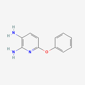 molecular formula C11H11N3O B8561176 6-Phenoxy-pyridine-2,3-diamine 
