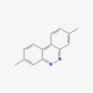 molecular formula C14H12N2 B8561195 Benzo[c]cinnoline, 3,8-dimethyl- CAS No. 52143-63-2