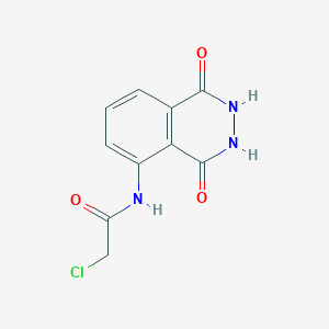 2-Chloro-N-(1,4-dioxo-1,2,3,4-tetrahydrophthalazine-5-yl)acetamide