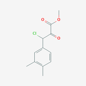 3-Chloro-3-(3,4-dimethyl-phenyl)-2-oxo-propionic acid methyl ester