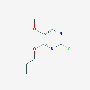 2-Chloro-5-methoxy-4-(prop-2-en-1-yloxy)pyrimidine