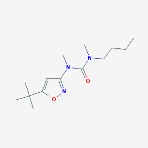 N-Butyl-N'-(5-tert-butyl-1,2-oxazol-3-yl)-N,N'-dimethylurea