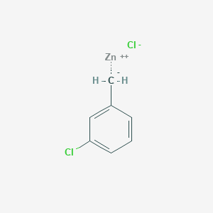 molecular formula C7H6Cl2Zn B8561369 (3-chlorobenzyl)zinc(II) chloride 