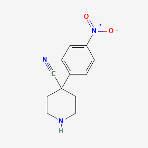 4-(4-Nitrophenyl)piperidine-4-carbonitrile