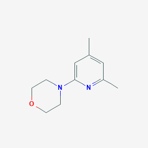 molecular formula C11H16N2O B8561600 4-(4,6-Dimethylpyridin-2-yl)morpholine 