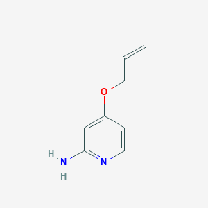 molecular formula C8H10N2O B8561608 4-(Allyloxy)pyridin-2-amine 