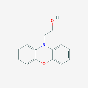 molecular formula C14H13NO2 B8561705 10H-Phenoxazine-10-ethanol 