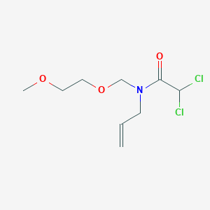 molecular formula C9H15Cl2NO3 B8561777 2,2-Dichloro-N-[(2-methoxyethoxy)methyl]-N-(prop-2-EN-1-YL)acetamide CAS No. 88498-19-5