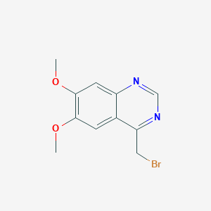 molecular formula C11H11BrN2O2 B8561836 4-(Bromomethyl)-6,7-dimethoxyquinazoline 