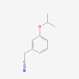 molecular formula C11H13NO B8561866 5-Isopropoxyphenylacetonitrile CAS No. 26066-17-1