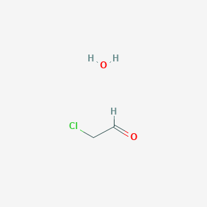 molecular formula C2H5ClO2 B8561881 Chloroacetaldehyde monohydrate CAS No. 65703-76-6