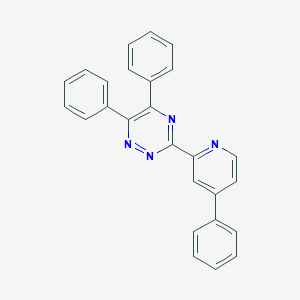 molecular formula C26H18N4 B085619 3-(4-Phenyl-2-pyridyl)-5,6-diphenyl-1,2,4-triazine CAS No. 1058-71-5