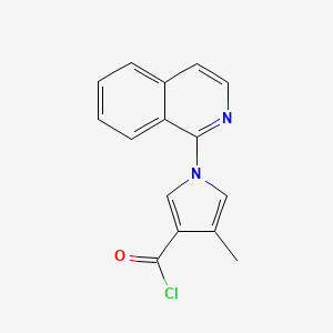 1-(Isoquinolin-1-yl)-4-methyl-1H-pyrrole-3-carbonyl chloride