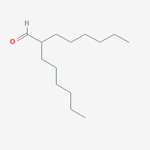 molecular formula C14H28O B8561933 2-Hexyloctanal CAS No. 110166-54-6